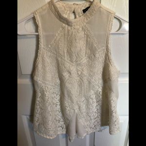 Lace boho top